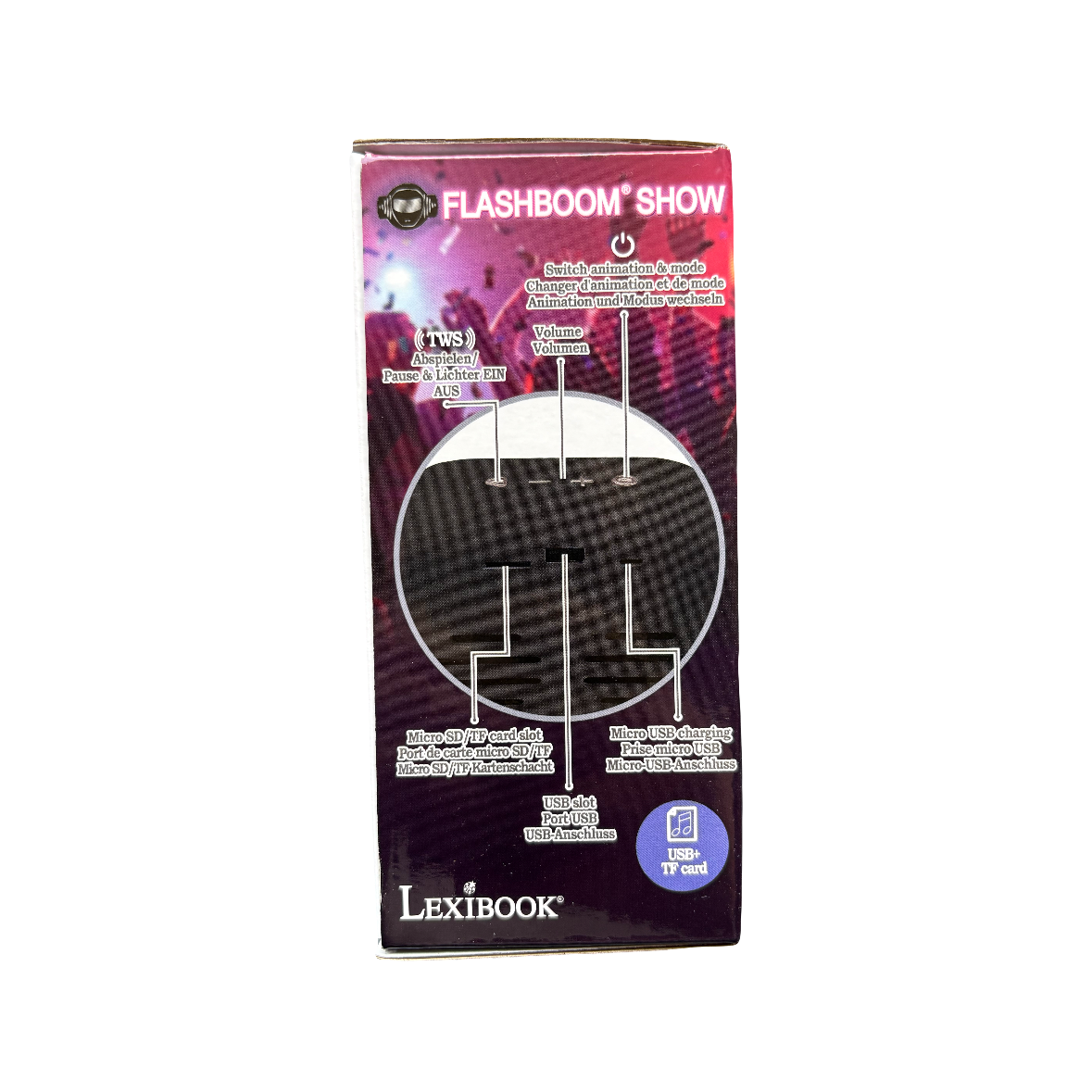 Lexibook iParty - FLASHBOOM Show Bluetooth-Lautsprecher