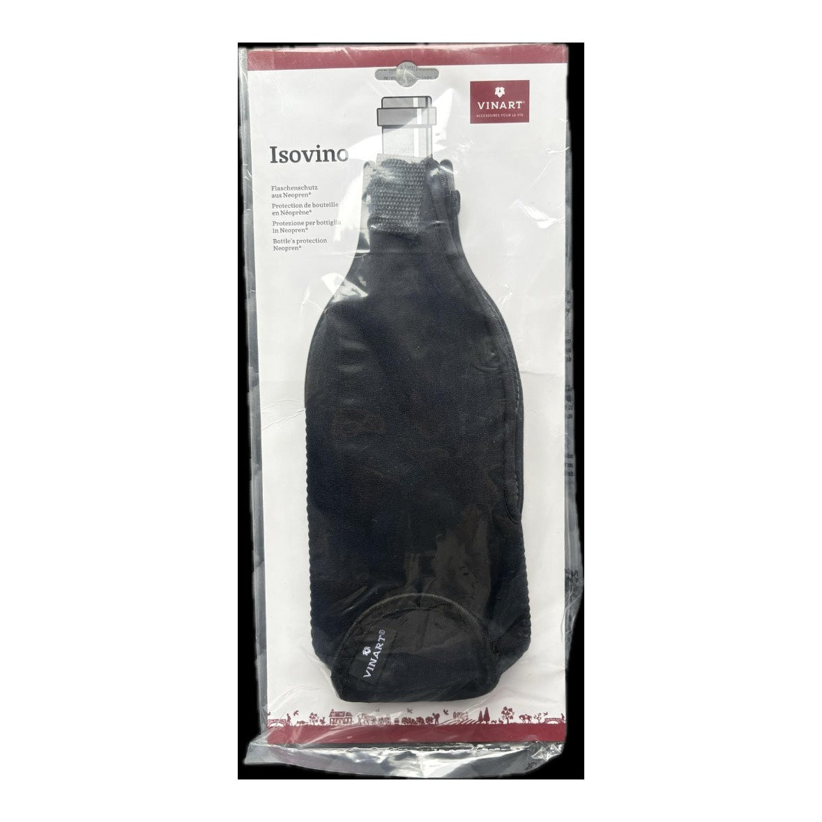 Neopren Flaschen- kühler, - schutz, - hülle von Isovino 0,75cl Flaschenschutz