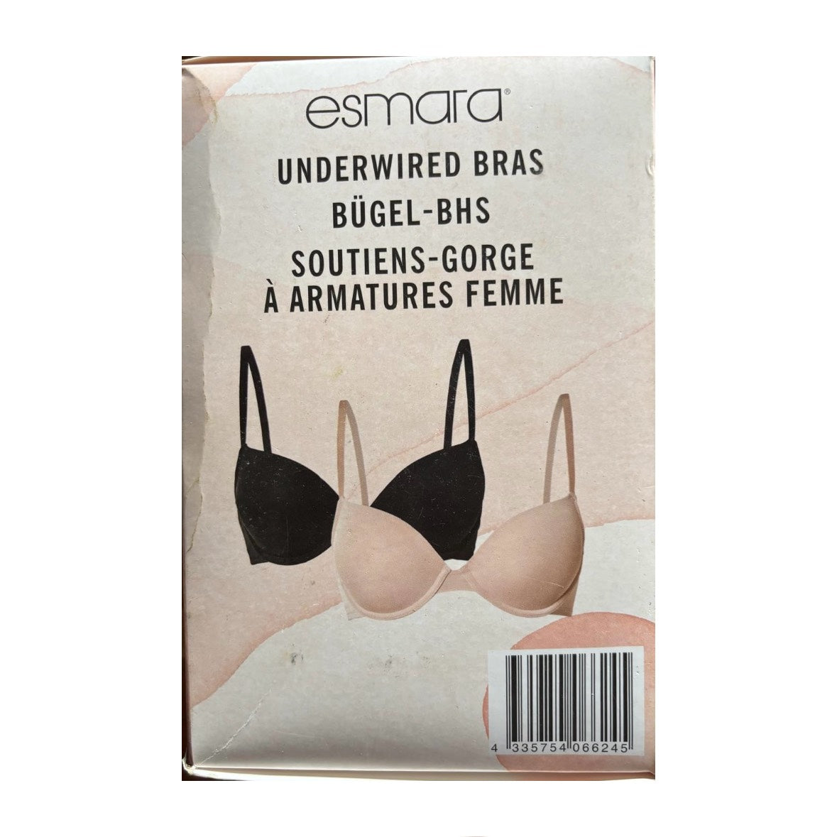 Damen Bügel BHs, 2-Stück mit verstellbaren Trägern 85B