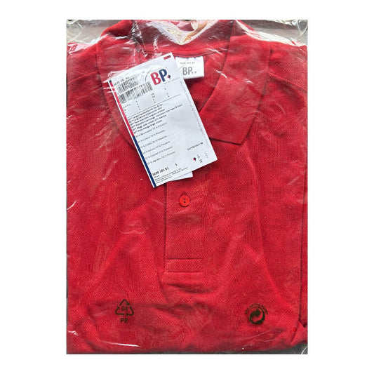 BP Langarmpoloshirt für Sie & Ihn Rot
