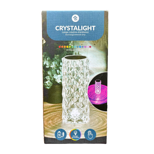 CRYSTALIGHT LED-Stimmungslampe mit Diamantkristalleffekt – Tischlampe