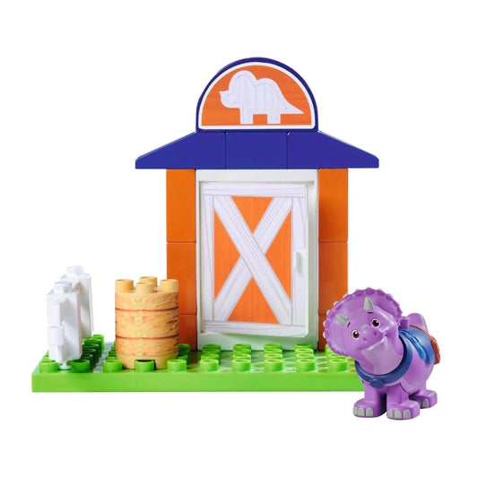 BIG-Bloxx - Dino Ranch Stall mit Dino Tango - Bausteine (16 Teile)