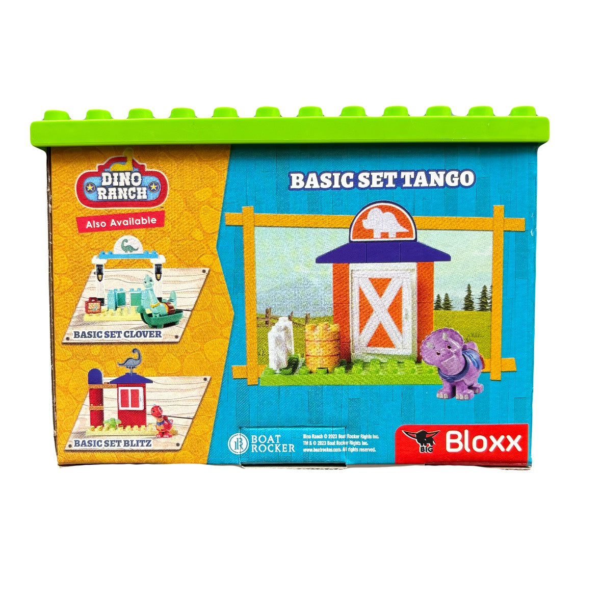 BIG-Bloxx - Dino Ranch Stall mit Dino Tango - Bausteine (16 Teile)
