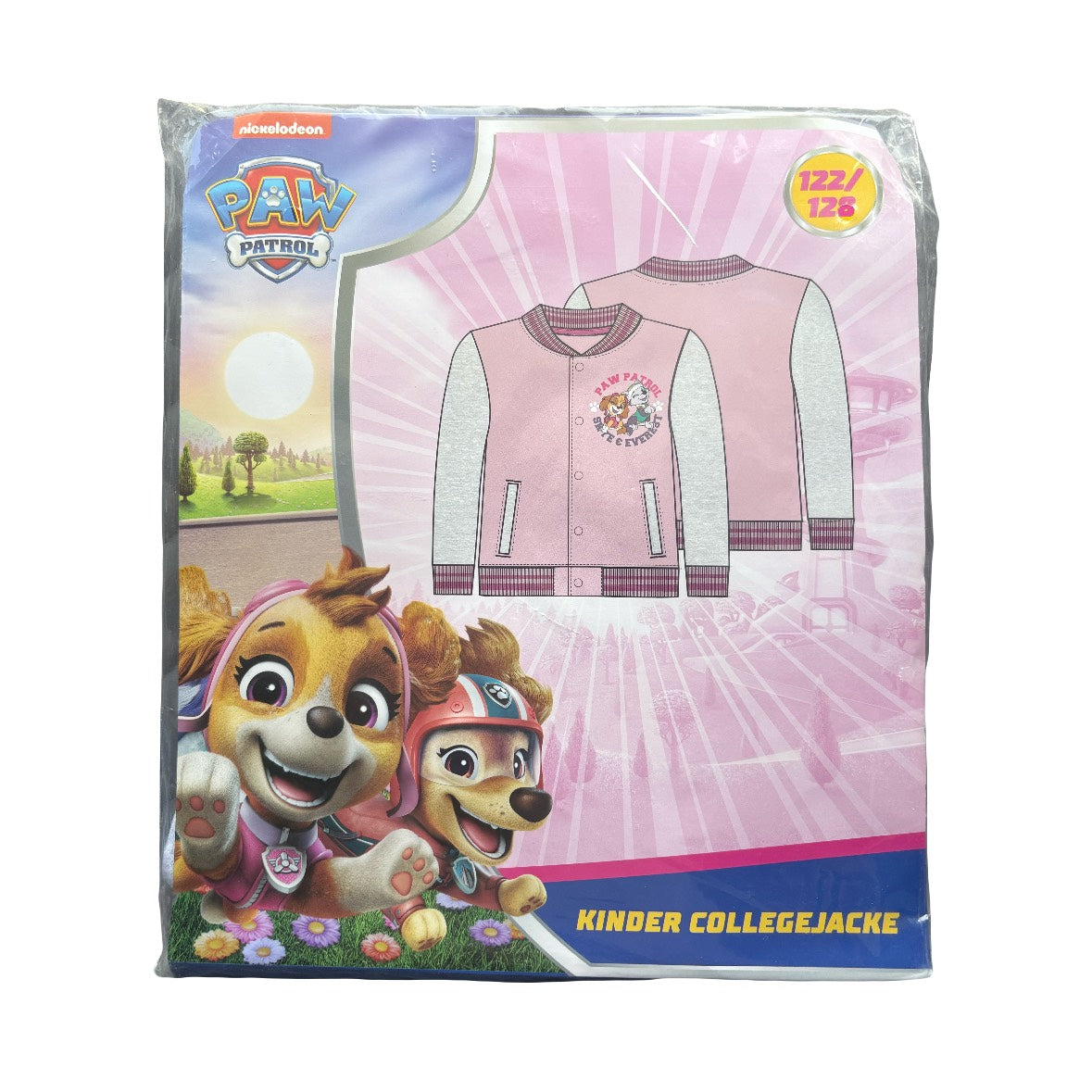 Paw Patrol Kinder Collegejacke Rosa