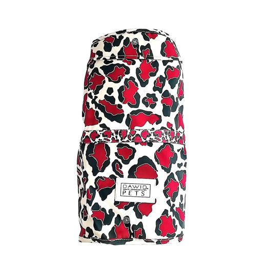 Regenmantel für Hunde Rot DAWID PETS by Dawid Tomaszewski