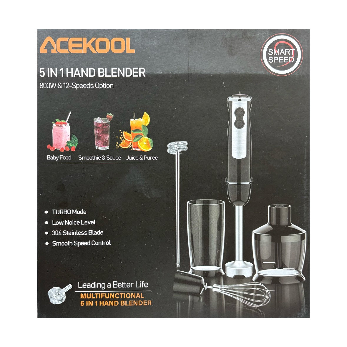 Stabmixer Acekool 5-in-1 Pürierstab