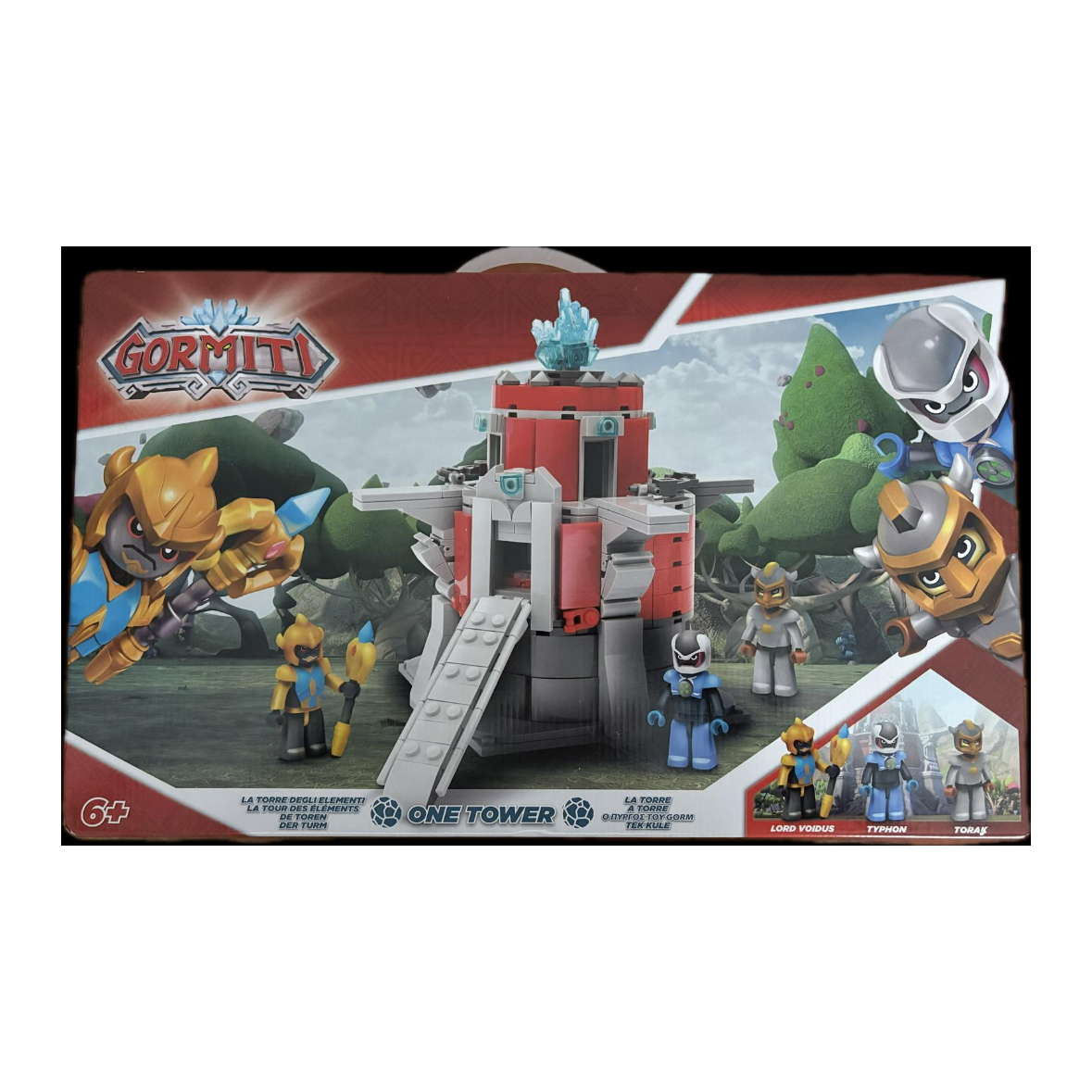 Gormiti Bau-Set Der Turm der Elemente mit Minifiguren