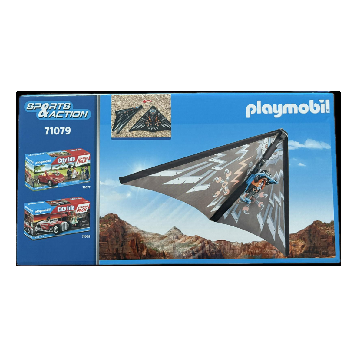 Playmobil Sports & Action Drachenflieger Starter Pack Konstruktions-Spielset