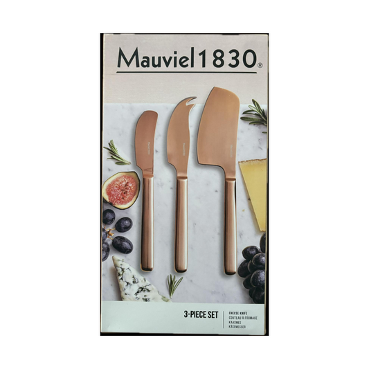 Mauviel 1830 3-tlg. Käsemesser Set Edle Messer für Käse