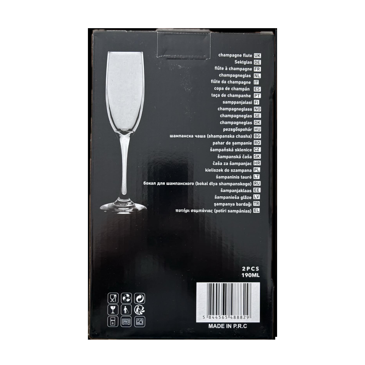 Homeware Vintessa Sektgläser Set 2 Stück 190ml